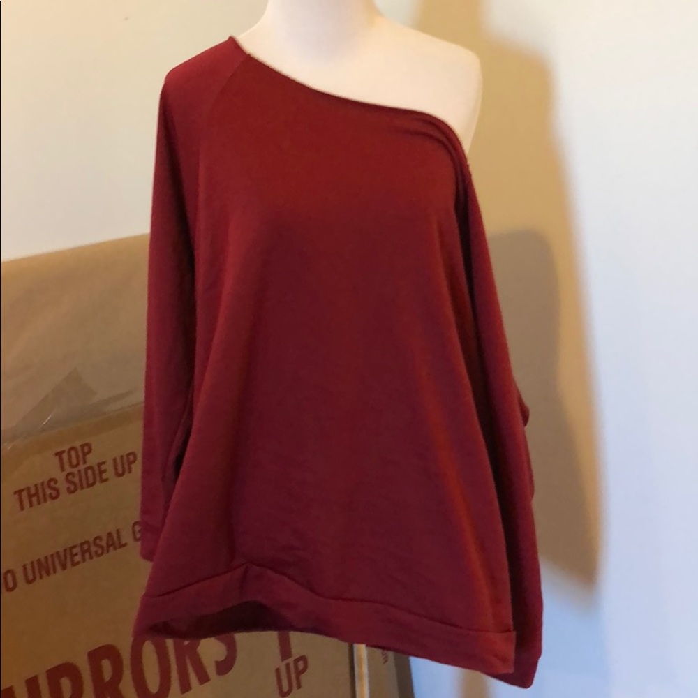 Xxl off shoulder next level shirt